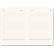 Ежедневник недатированный Shady, А5, голубой, кремовый блок в линейку, лазурный обрез Голубой