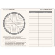 Ежедневник недатированный Shady, А5, голубой, кремовый блок в линейку, лазурный обрез Голубой