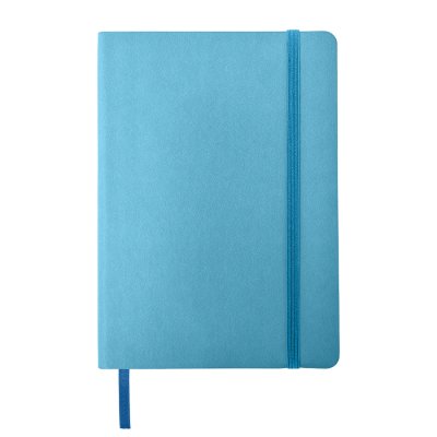 Ежедневник недатированный Shady, А5,  голубой, кремовый блок, лазурный обрез Голубой