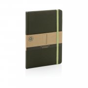 Блокнот с обложкой из rPET (стандарт GRS), А5 арт. P774.457