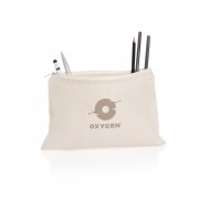 Косметичка Impact из переработанного неокрашенного канваса AWARE™, 285 г/м²