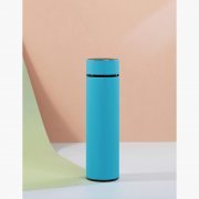 Термос "Бостон" 500 мл с индикацией температуры, soft touch бирюзовый