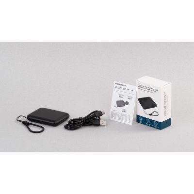 Складная беспроводная (15W) зарядная станция "I-Fold" для смартфона, часов/наушников черный