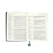 Ежедневник недатированный Boomer, А5, бирюзовый, кремовый блок в линейку, без обреза Бирюзовый