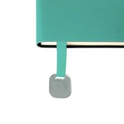 Ежедневник недатированный Boomer, А5, бирюзовый, кремовый блок в линейку, без обреза Бирюзовый