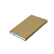 Ежедневник недатированный Boomer, А5, бирюзовый, кремовый блок в линейку, без обреза Бирюзовый