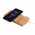Беспроводное (10W) зарядное устройство "Bamboo Power" 5000 mAh с подставкой под смартфон, бамбук бежевый Беспроводное (10W) зарядное устройство "Bamboo Power" 5000 mAh с подставкой под смартфон, бамбук бежевый