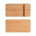 Беспроводное (10W) зарядное устройство "Bamboo Power" 5000 mAh с подставкой под смартфон, бамбук бежевый Беспроводное (10W) зарядное устройство "Bamboo Power" 5000 mAh с подставкой под смартфон, бамбук бежевый