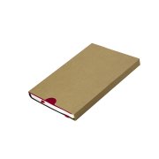 Ежедневник недатированный Boomer, А5, бордовый, кремовый блок в линейку, без обреза Бордовый