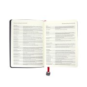 Ежедневник недатированный Boomer, А5, бордовый, кремовый блок в линейку, без обреза Бордовый