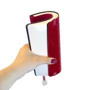 Ежедневник недатированный Boomer, А5, бордовый, кремовый блок в линейку, без обреза Бордовый