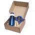 Набор подарочный INMODE: бутылка для воды, скакалка, стружка, коробка, синий Синий