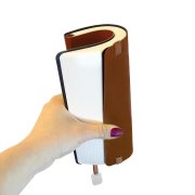 Ежедневник недатированный Boomer, А5, коричневый, кремовый блок в линейку, без обреза Коричневый