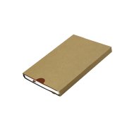 Ежедневник недатированный Boomer, А5, коричневый, кремовый блок в линейку, без обреза Коричневый