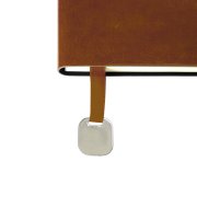 Ежедневник недатированный Boomer, А5, коричневый, кремовый блок в линейку, без обреза Коричневый