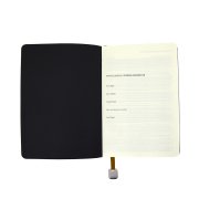 Ежедневник недатированный Boomer, А5, коричневый, кремовый блок в линейку, без обреза Коричневый