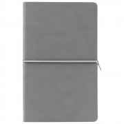 Ежедневник Nubuk, недатированный, светло-серый