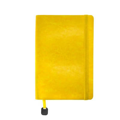 Ежедневник недатированный Boomer, А5,  желтый, кремовый блок, без обреза Жёлтый
