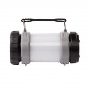 Туристический led-фонарь "Campus" с аккумулятором 4000 mAh черный с серым