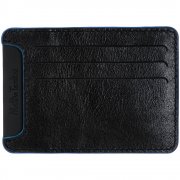 Чехол для карточек Arrival, черный с синим