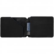 Портмоне Arrival, черное с синим