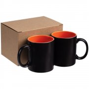 Коробка Couple Cup под 2 кружки, большая, крафт арт. 15177.00 Коробка Couple Cup под 2 кружки, большая, крафт арт. 15177.00