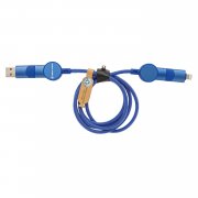 Кабель 6-в-1 Urban Vitamin Oakland из переработанного пластика RCS для быстрой зарядки 45 Вт