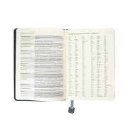 Ежедневник недатированный Boomer, А5, лазурный, кремовый блок в линейку, без обреза Синий