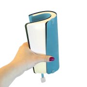 Ежедневник недатированный Boomer, А5, лазурный, кремовый блок в линейку, без обреза Синий