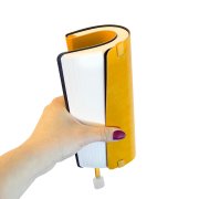 Ежедневник недатированный Boomer, А5, оранжевый, кремовый блок в линейку, без обреза Оранжевый