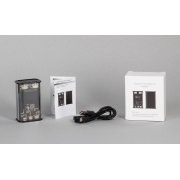 Зарядное (22.5W) устройство "Inside" 9000 mAh с прозрачным корпусом и цифровым индикатором заряда/напряжения/силы тока черный