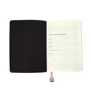 Ежедневник недатированный Boomer, А5, светло-розовый, кремовый блок в линейку, без обреза Розовый