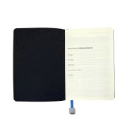 Ежедневник недатированный Boomer, А5, синий ройал, кремовый блок в линейку, без обреза Синий