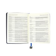 Ежедневник недатированный Boomer, А5, синий ройал, кремовый блок в линейку, без обреза Синий