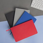 Ежедневник недатированный SIMPLY FLEX, А5, красный, кремовый блок, в клетку Красный