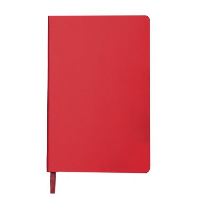 Ежедневник недатированный SIMPLY FLEX, А5,  красный, кремовый блок, в линейку Красный