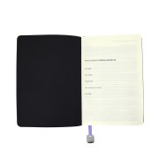 Ежедневник недатированный Boomer, А5, сиреневый, кремовый блок в линейку, без обреза Фиолетовый