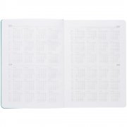 Ежедневник New Factor Metal, бирюзовый