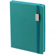 Ежедневник New Factor Metal, бирюзовый