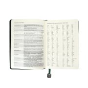 Ежедневник недатированный Boomer, А5, темно-зеленый, кремовый блок в линейку, без обреза Зеленый