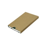 Ежедневник недатированный Boomer, А5, темно-зеленый, кремовый блок в линейку, без обреза Зеленый