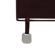 Ежедневник недатированный Boomer, А5, темно-коричневый, кремовый блок в линейку, без обреза Коричневый