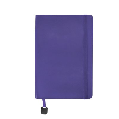 Ежедневник недатированный Boomer, А5,  фиолетовый, кремовый блок, без обреза Фиолетовый