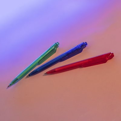 Ручка шариковая N16, RPET пластик Зеленый