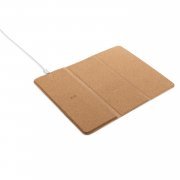 Коврик для мыши Cork с функцией беспроводной зарядки и подставки для телефона, 10 Вт