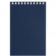 Блокнот Dali Mini в клетку, синий арт. 26995.40