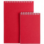 Блокнот Dali Mini в клетку, красный арт. 26995.50