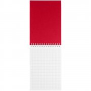 Блокнот Dali Mini в клетку, красный арт. 26995.50