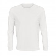 Футболка унисекс с длинным рукавом Pioneer LSL, белая арт. 03982102