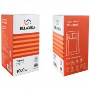 Термос для еды Relaxika 1000, в чехле, стальной